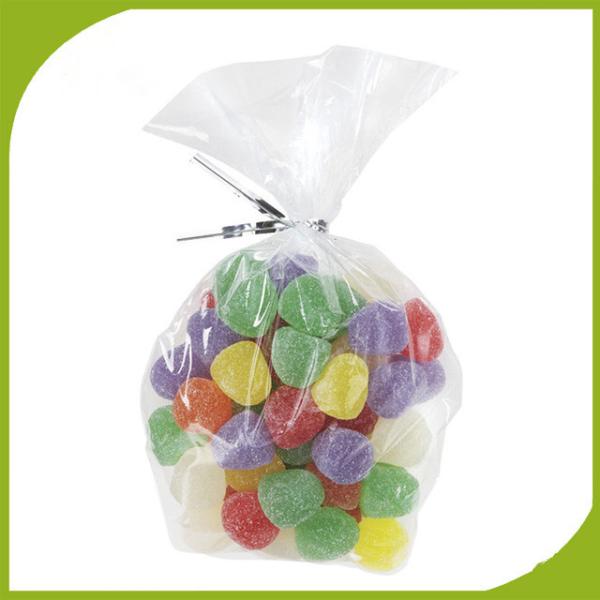 Flat Polyethylene Industrial Strength Plastic Bags Clear Clour For Food Storage