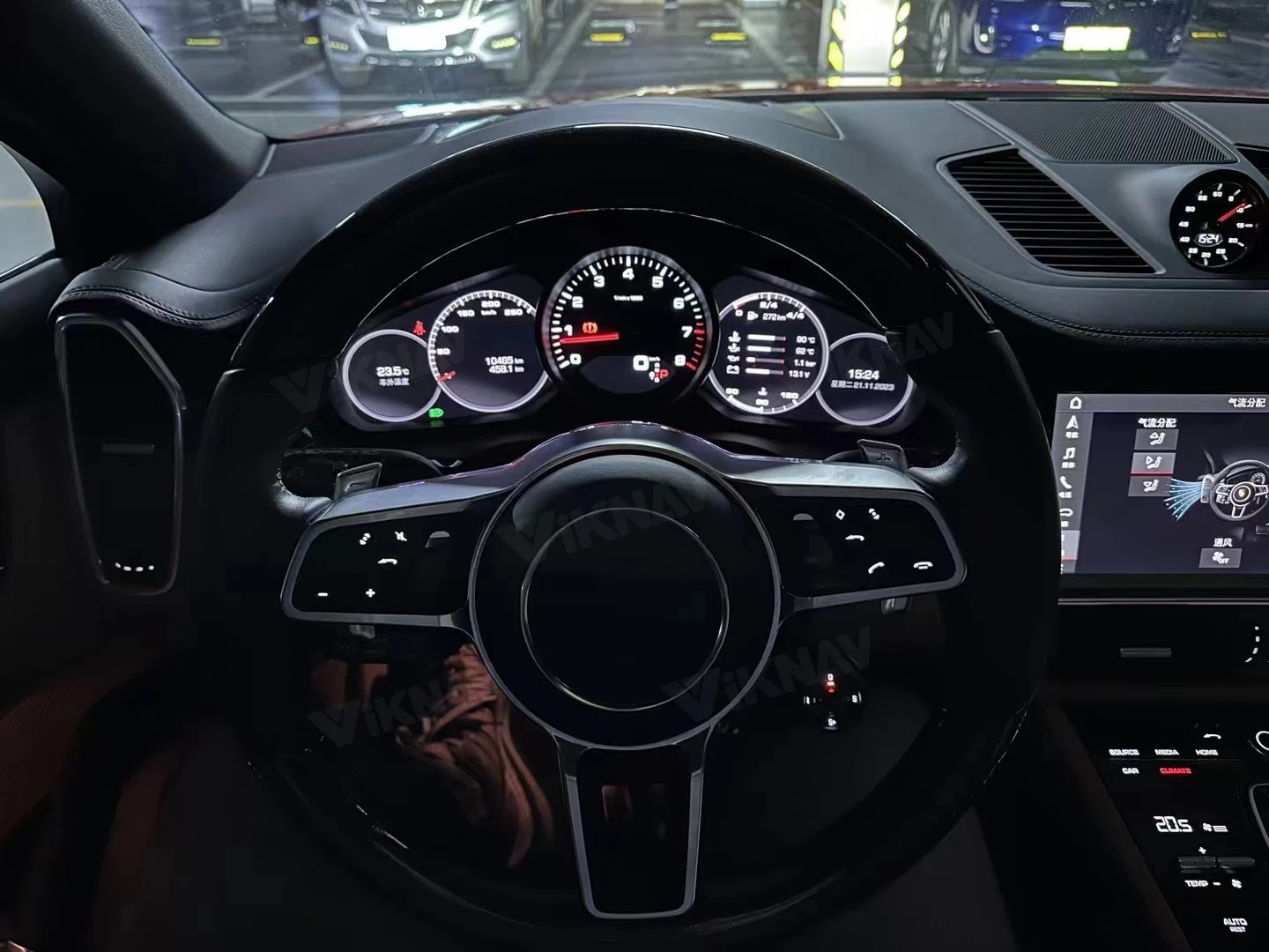 Викнав Цифровой кластер Виртуальный Кокпит Для Porsche Cayenne 2011-2017 Автомобильный мультимедийный проигрыватель Дашборд Одометра