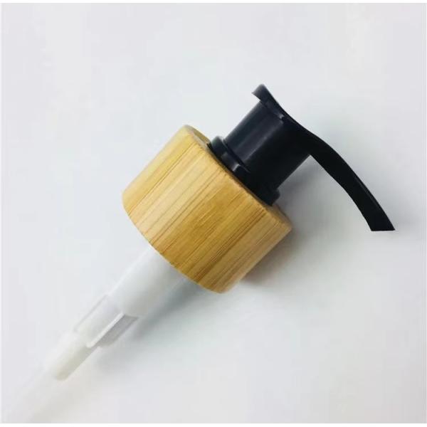 24 / 28mm Cosmetic Lotion Soap Dispenser Pump Real Wood Bamboo