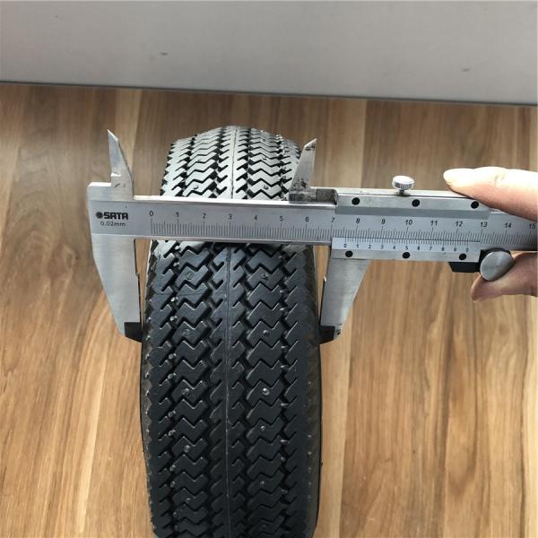 350-4 10 Inch Solid Rubber Wheels Plastic Rim