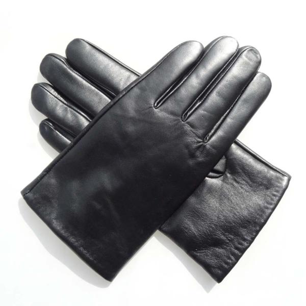Plain Fashion Mens Soft Leather Gloves Keep Warm Lambskin Sheepskin OEM Design