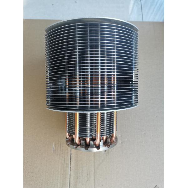Heatsink круга 1500W с ребра труб жары силы вентилятора охладителем с вентилятором теплоотвода большого алюминиевым
