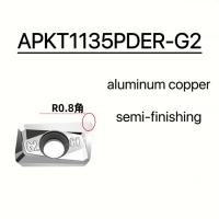 Apkt1135pder-G2 Carbide inserções de torneamento CNC para corte de liga de alumínio