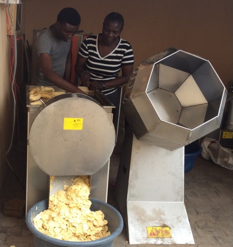 automatic stainless steel plantain chips slicer machine for Nigeria