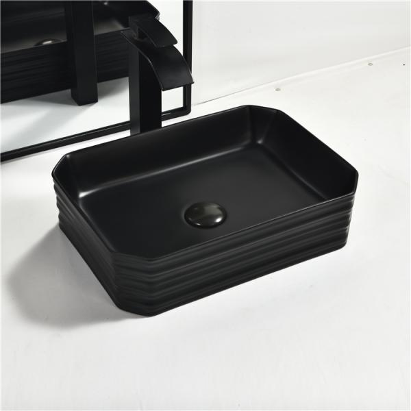 Hotel Bathroom Sanitary Ware Plating Golden Countertop Face Hand Wash Basin