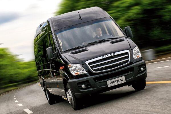 Higer Brand Diesel Used Mini Bus 7045x2000x2840mm With 10-21 Seats