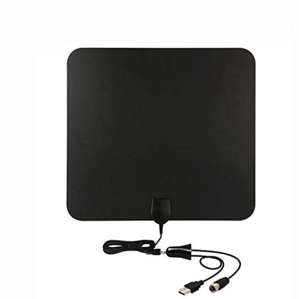 Mohu Leaf 50 60 mile Black ABS HDTV Thin Indoor Antenna Renewed
