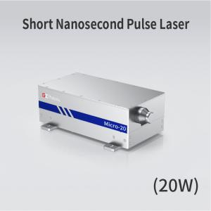 Laser de pulso curto de modo único de 20 W de alta produtividade com frequência