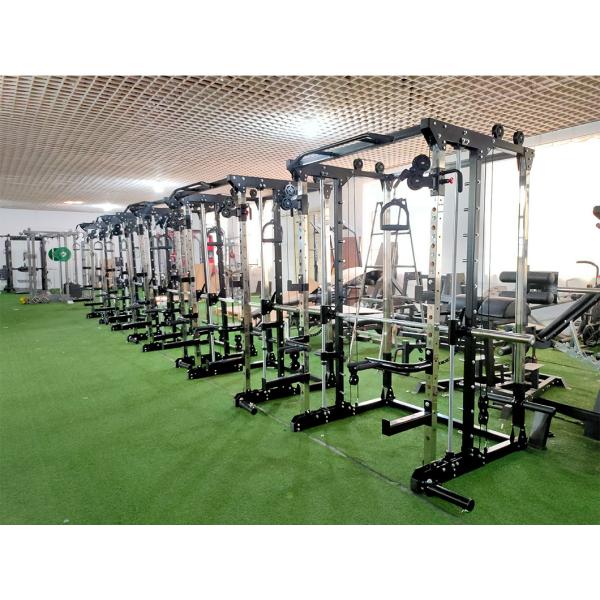 Цвет на заказ Плоская овальная трубка с загруженной пластиной Смит-машина для спортивного оборудования