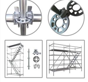 Construction And Maintenance Aluminum Ringlock Scaffolding For Durable