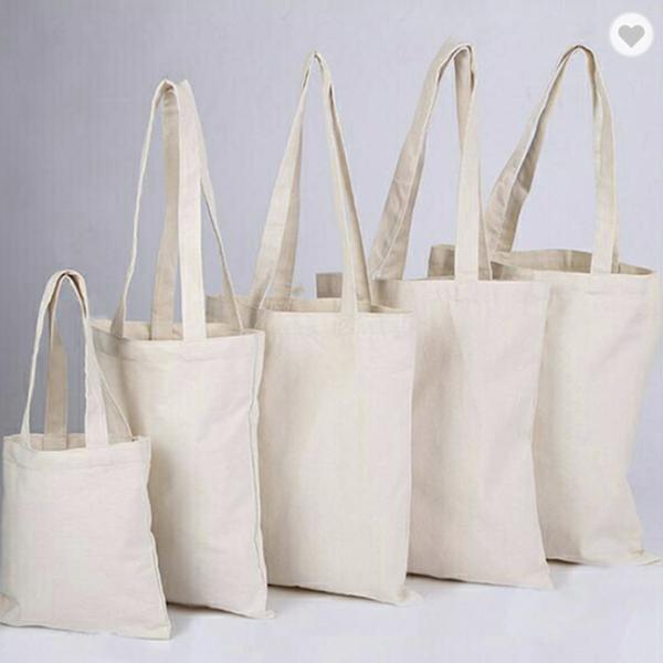 Custom Cotton Canvas Tote Bag Cotton Canvas Bag Reusable Shopping Bags Silk Screen Branded Strap Tote Bag Cotton Canvas Shopping Bag Custom Printed Logo Recycled Cotton Canvas Shopping Tote Daily