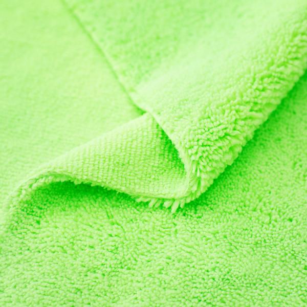 Toalha de microfibra de 40*40 cm de espessura multi-ultra absorvente de secagem rápida sem bordas para veículos