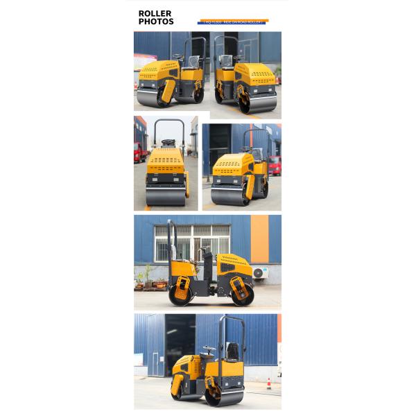 30% Grade Ability Hydraulic Diesel Engine Manual Road Roller with KYB Hydraulic Pump
