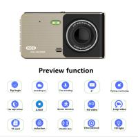 1080P DVR Recorder Motion Sensor Dash Cam avec caméra de recul