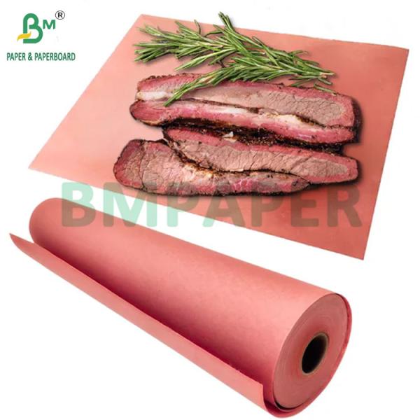 Food Grade 40# Peach Butcher Paper Roll 15inches 18inches for BBQ