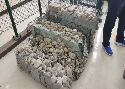 Système de clôture en gabions tissés W1m, revêtement zinc, résistant à la corrosion
