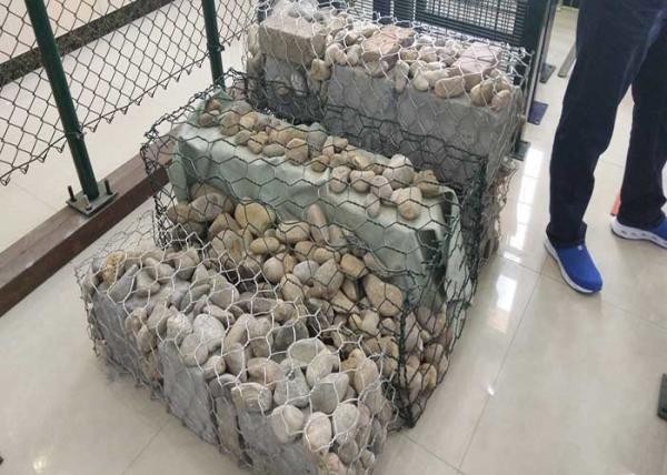 Corrosion Resistant Zinc Coated Woven W1m Gabion Fence System