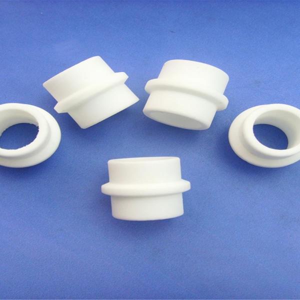 Small Wear Resistant Lining Glazed Alumina Ceramic Bushing