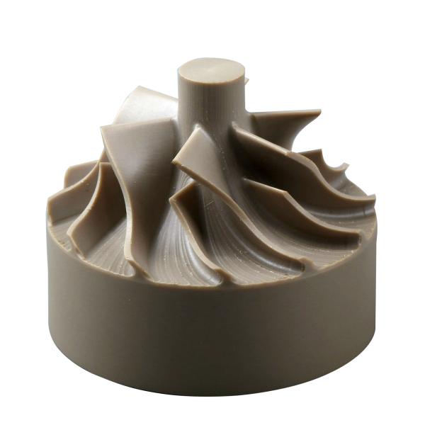 OEM PEEK Plastic Machining PEEK Impeller Parts Custom Color OEM / ODM