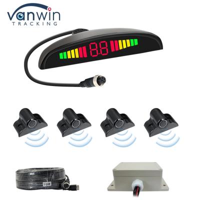 Sistema de sensor de estacionamento à prova d' água de 12 V/24 V com 4 sensores para camiões / autocarros