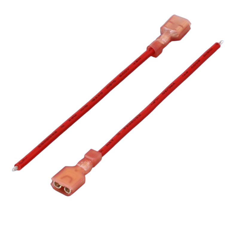Bespoke 6.3mm 250‑Series Fully Insulated Quick Disconnect Pre‑Crimped Wire Harness, 4‑Style Terminal Cable Assembly for Home Appliance, RoHS Compliant Made in China