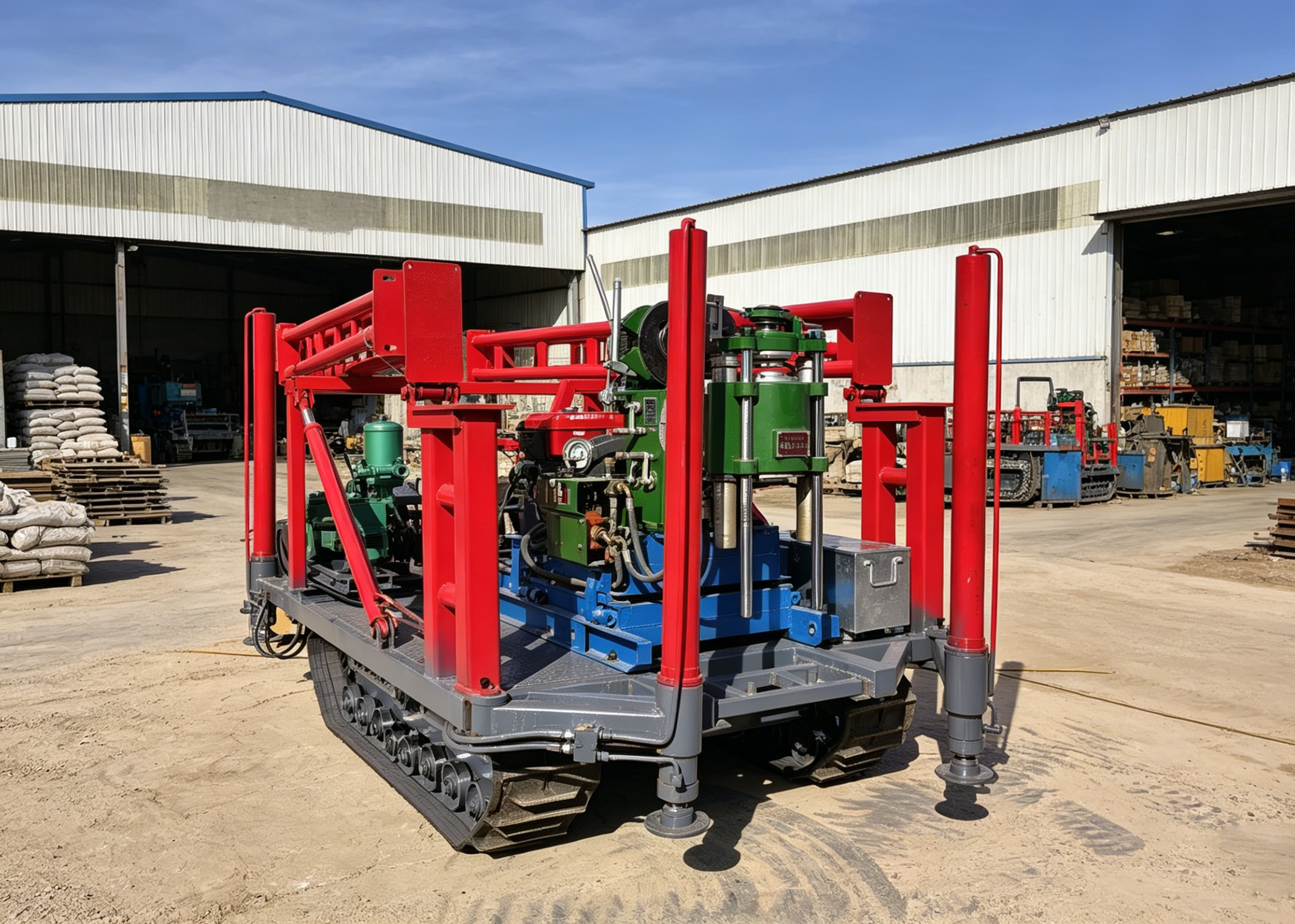 Long Service Life Crawler Drilling Rig Deep Drilling Energy Saving