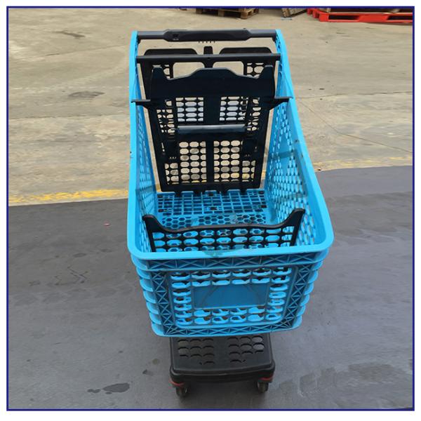 Портативная пластиковая гандмарковая тележка для покупок