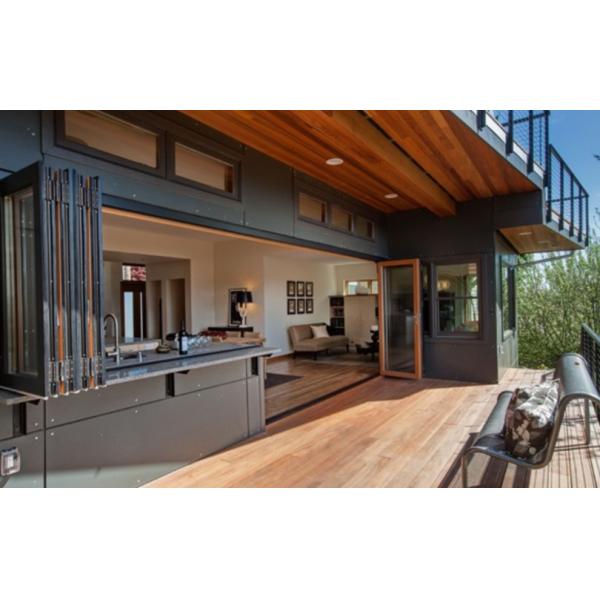 Balcony Glazed 6mm Insulated Aluminium Bifold Windows
