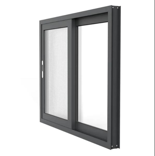 Rustic Modern Aluminum Windows Residential With Tempered Glass Customizable Design