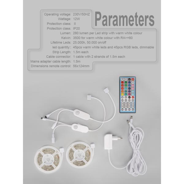 3500K TV Backlight Dream LED Strip RGBW Waterproof Sensored Strip Lights