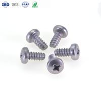 ST3*6 fil de coupe plat queue auto-tapping vis en acier au carbone traitement thermique durci tête croisée