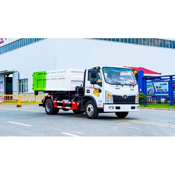 Avant quatre arrière huit chariot détachable bras crochet camion poubelle pour transmission manuelle et nettoyage de la route municipale