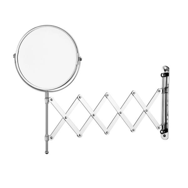 Espejo clavo-libre montado en la pared rotativo retractable casero de la belleza del espejo de vanidad del espejo HD del maquillaje del cuarto de baño del hotel