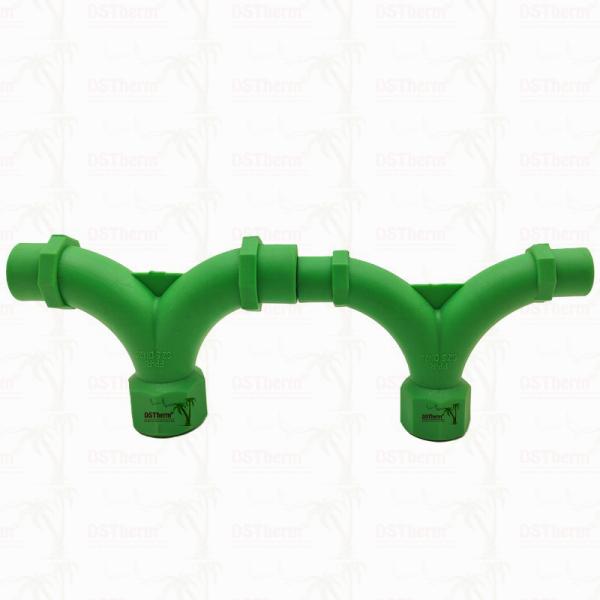 PPR Type Y Tee For Piping System S2.5 High Durability South American Model Customized