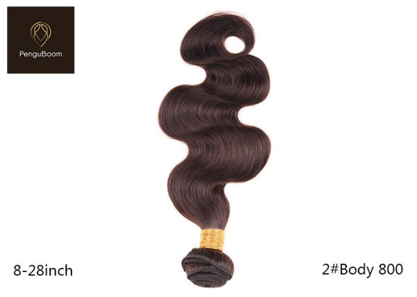 2# Body 800 slick  Colored Human Hair Bundles 100gram True To Length