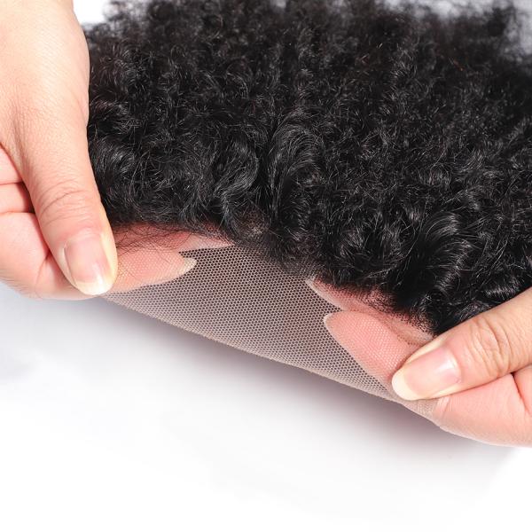 100% Brazilian Human Virgin Hair For Black Women / Afro Kinky Curly Bundles