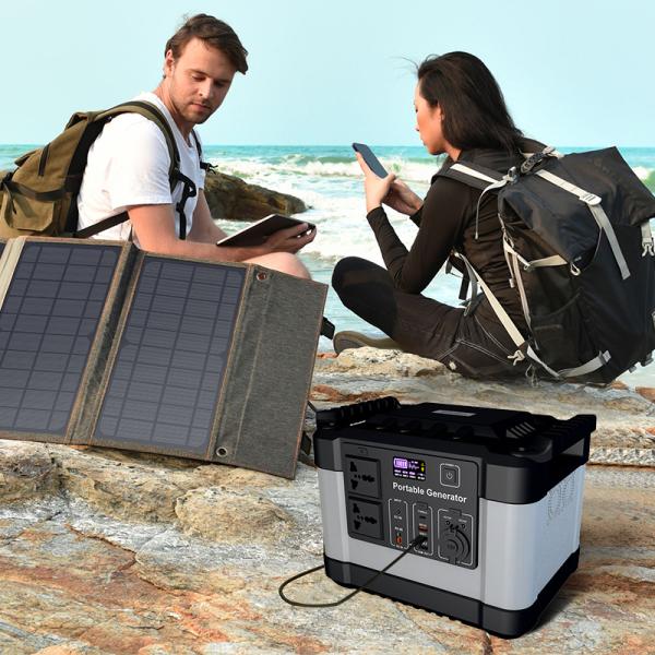 200-240V 1000W Solar Generator Battery Charger 300000mAh Outdoor Energy 1100wh