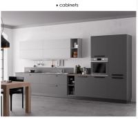 16 / buffets modernes Grey And White de contreplaqué de faction italienne de 18mm