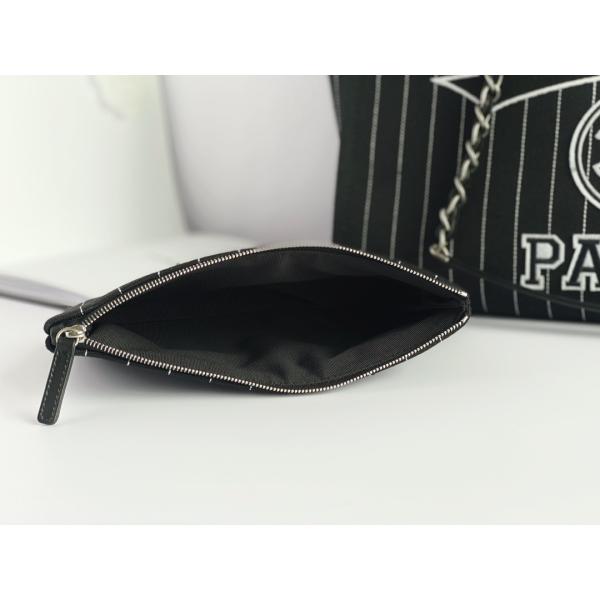 Большое заклеймленное изготовленное на заказ кладет сумку Metalblack Chanel 2,55 телячьей кожи хлопка и белизну в мешки