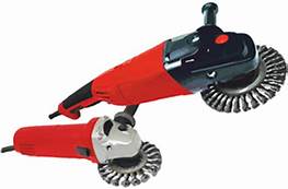 Long Lasting 5 Inch Knotted Wire Wheel Brush for Weld Spatter Removal