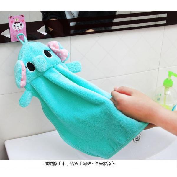 Cute Animal Microfiber Kids Children Cartoon Absorbent Hand Dry Towel Lovely Hand Towel