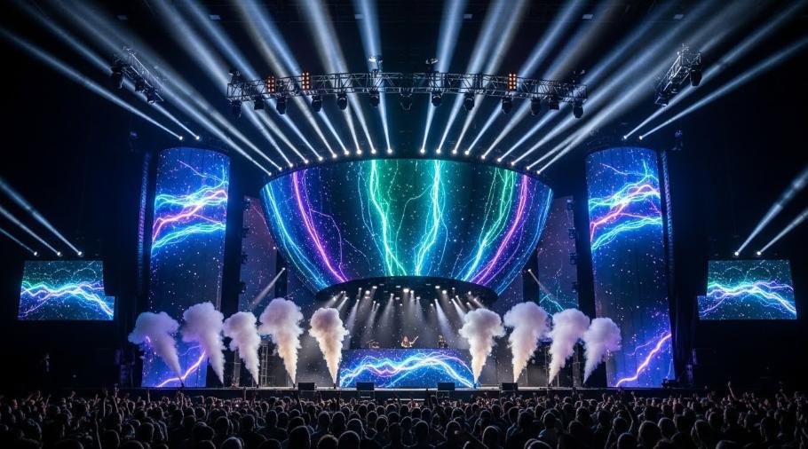 Longdaled High Resolution Portable P2 SMD1515 Stage LED Video Wall