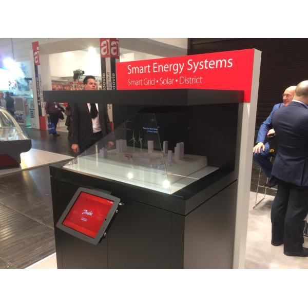 Exhibition Hologram Pyramid , 3D Hologram Box Showcase 1920x1080 Resulution