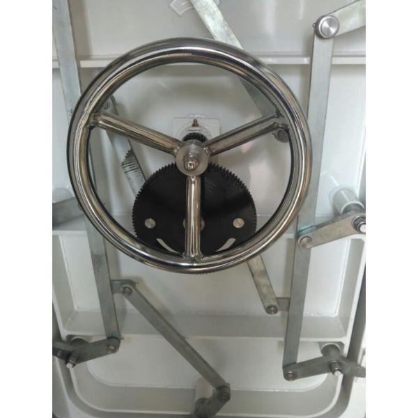 Marine Welded Watertight Steel Doors Ship Hatches Customized With Coating