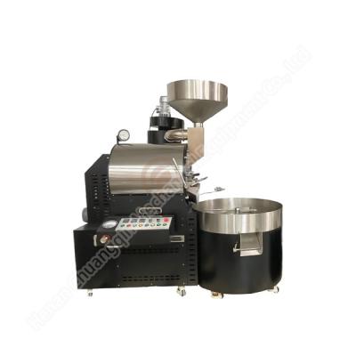 Stainless Steel Hot Air Coffee Roasting Machine / 15kg Coffee Roaster Single Phase 220V
