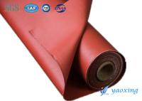 Industrial Silicone Rubber Coated Fiberglass Fabric / Silicone Impregnated Fabric