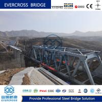 Bailey Steel Truss Bridge Single Lane personalizado para montagem de balsa