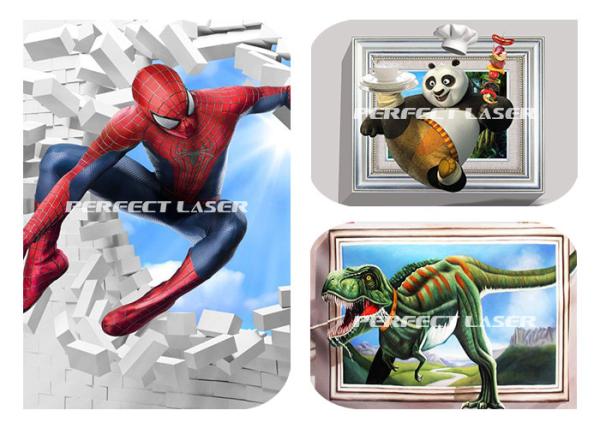 2D 3D Vertical Single Double Head Color Art Inkjet Wall Printing Printer Machine Direct For Ceramic Tile Wood Board Pap