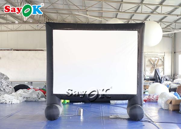 Blow Up Movie Screen 2.5x1.9mH Small Portable Commercial Inflatable Screen For Outdoor