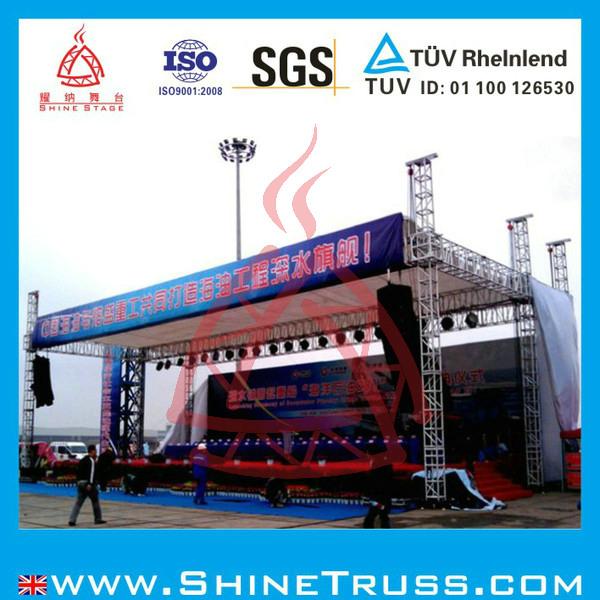 2015 spigot truss,aluminum truss with mobile stage